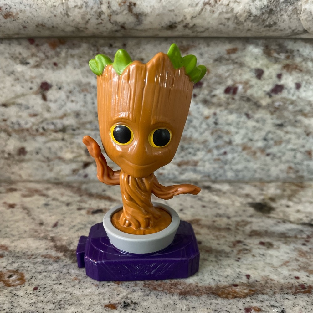 Marvel Studios Heroes McDonalds Oct 2020 Happy Meal Toy  Groot Used